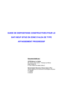 guide de dispositions constructives pour le bati neuf situe en zone d