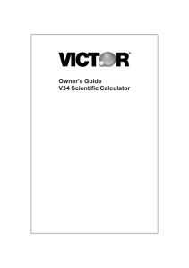V34 Manual.cdr - Victor Technology