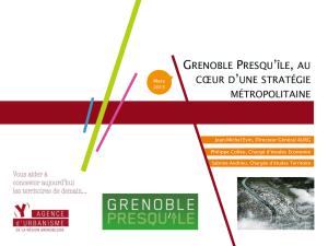 Grenoble Presqu`île offre un territoire d`expérimentations unique en