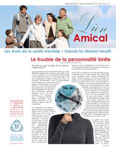 Lien Amical hiver 2015 - Friends for Mental Health