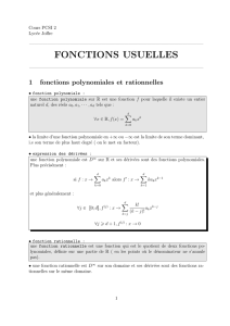 fonctions usuelles - Maths PCSI2 Joffre