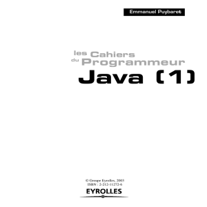 Java (1) - Eyrolles