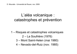 L aléa volcanique - Université de Rouen
