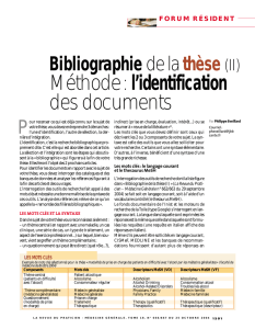 Méthode: l`identification des documents