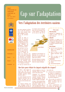 Maroc_Note de Communication_Vers l`adaptation des territoires