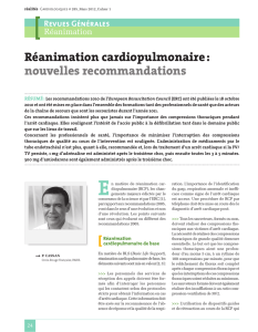 Réanimation - Réalités Cardiologiques
