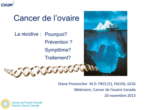 Cancer De L`ovaire - Ovarian Cancer Canada
