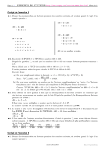 correction fiche d`exercices N°4