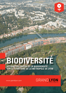 Actions de la Métropole de Lyon en faveur de la biodiversité