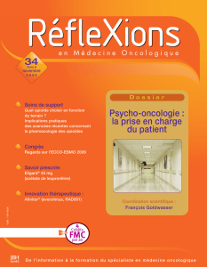 Psycho-oncologie : la prise en charge du patient