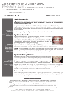 Version pdf - Cabinet dentaire du Dr Gregory BRUNG
