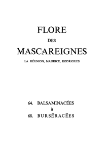 Flore des Mascareignes - Horizon documentation-IRD