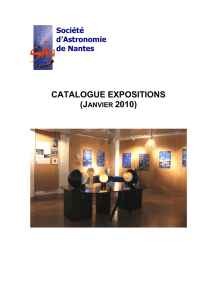 catalogue détaillé5 _janv 2010 - Société d`Astronomie de Nantes