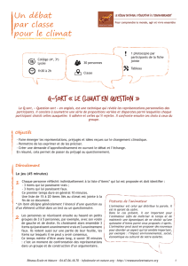 le climat en question