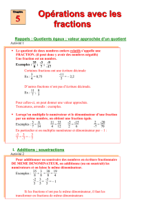 Opérations avec les fractions 5