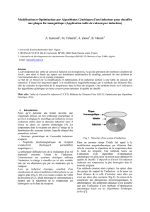 Modélisation et Optimisation par Algorithmes Génétiques d`un