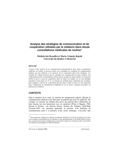 Analyse des stratégies de communication et de coopération