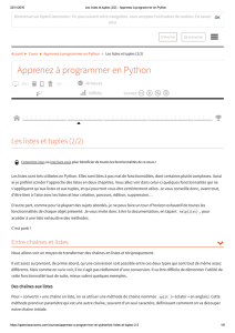 Apprenez à programmer en Python