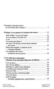 Chronologie et principaux acteurs des sacs de Rome