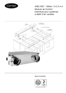 Module de Confort Individuel pour systèmes à débit d`air variable