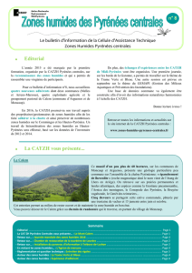 bulletin d`info n°8 - CATZH Pyrénées Centrales