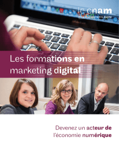 Les formations en marketing digital