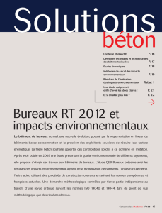 Bureaux RT 2012 et