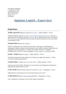 Ingénieur Logiciel – Expert Java - Jean-Michel Guillaume