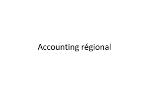 Accounting régional