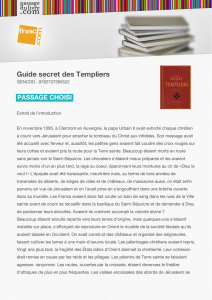 Guide secret des Templiers