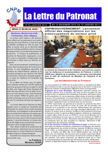 Voir - Conseil National du Patronat du Mali