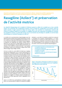 Rasagiline (Azilect®) et préservation de l`activité motrice