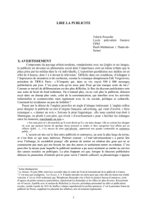 Lire la publicité - La Page des Lettres
