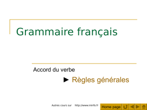 Grammaire français