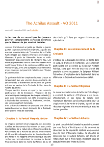 The Achilus Assault - VO 2011
