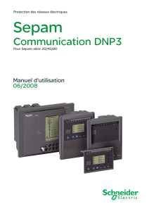 Communication DNP3 - Schneider Electric