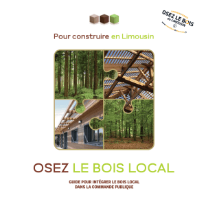 OSEZ LE bOiS LOcaL - Bois local en Bretagne