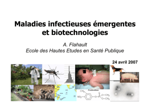 Maladies infectieuses émergentes et biotechnologies /gerard