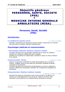 (PSS) et Médecine interne générale ambulatoire