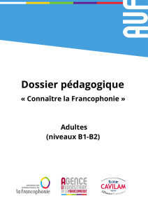 Connaître la Francophonie