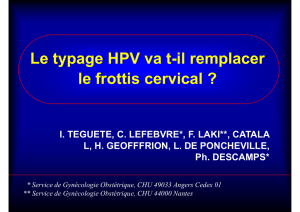 LE TYPAGE HPV