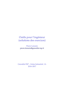 Cours et exercices