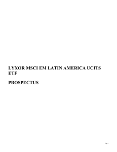 lyxor ucits etf msci em latin america prospectus
