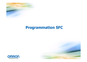 Programmation SFC - Support
