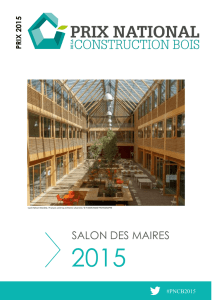 Prix National de la Construction Bois 2015