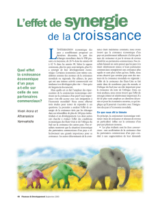 L`effet de synergie de la croissance