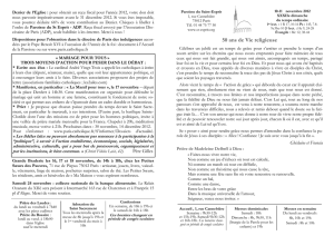 50 ans de Vie religieuse - Paroisse du Saint Esprit Paris 12