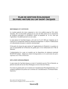 plan de gestion écologique du parc-nature du