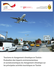 Tourisme et changement climatique en Tunisie