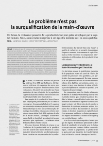 Le problème n`est pas la surqualification de la main